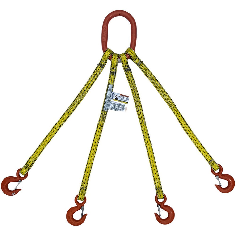 Bridle, Type 10 Web Sling: 4' Long, 1" Wide, Polyester