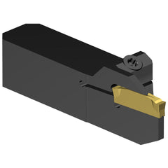 Indexable Grooving/Cut-Off Toolholders; Hand of Holder: Left Hand; Maximum Depth of Cut (Decimal Inch): 0.6693; Maximum Depth of Cut (mm): 17.00; Maximum Groove Width (Decimal Inch): 0.1421; Maximum Groove Width (mm): 3.61; Minimum Groove Width (Decimal I