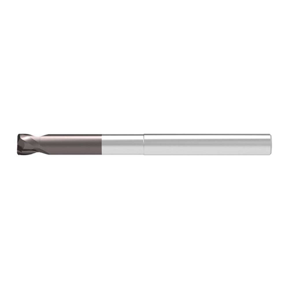 Corner Radius End Mill: 10.00 mm Dia, 6.00 mm LOC, 2.00 mm Radius, 2 Flute, Solid Carbide