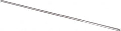 Chucking Reamer: #57, 2-1/2" OAL, 1/2" Flute Length, Straight-Cylindrical Shank, HSS