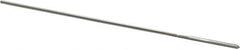 Chucking Reamer: #58, 2-1/2" OAL, 1/2" Flute Length, Straight-Cylindrical Shank, HSS