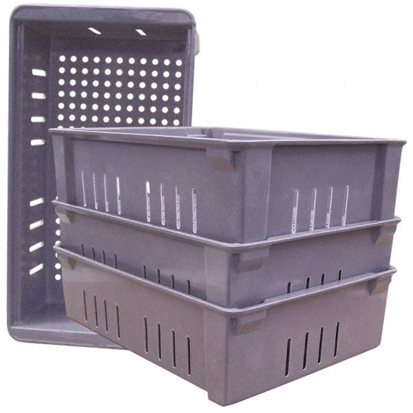 Fiberglass Storage Tote: 150 lb Capacity