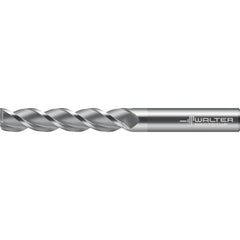 Roughing End Mill: 3/4" Dia, 3 Flute, Single End, Solid Carbide