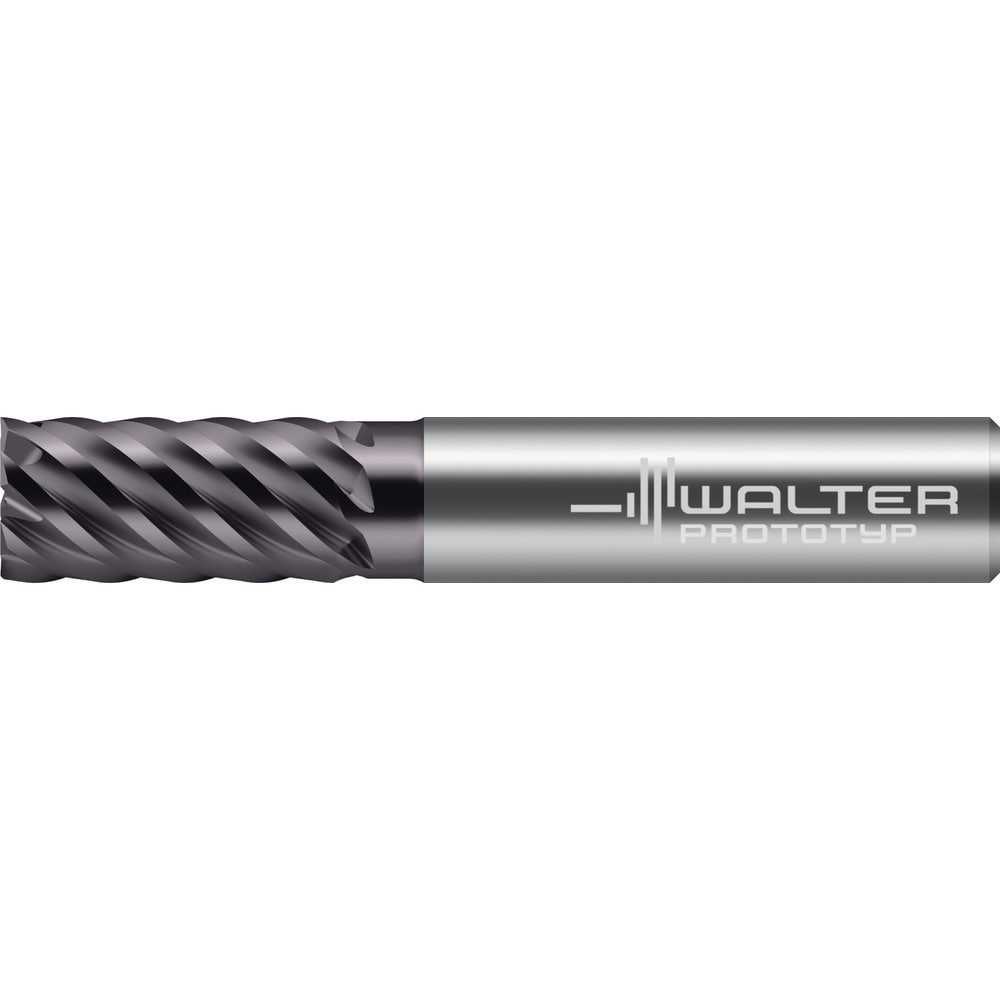 Square End Mill: 1/2" Dia, 1-1/4" LOC, 7 Flute, Solid Carbide