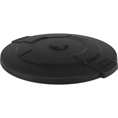 Trash Can & Recycling Container Lids; Lid Type: Flat; Lid Shape: Round; Container Shape: Round; Compatible Container Capacity: 55; Color: Black; Brand Compatibility: Suncast Commercial; Material: HDPE; For Use With: Suncast 44 Gallon Trash Cans