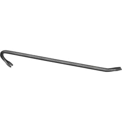 Pry Bars; Prybar Type: Wrecking; End Angle: Offset; End Style: Hook, Lever; Material: Steel; Bar Shape: Round