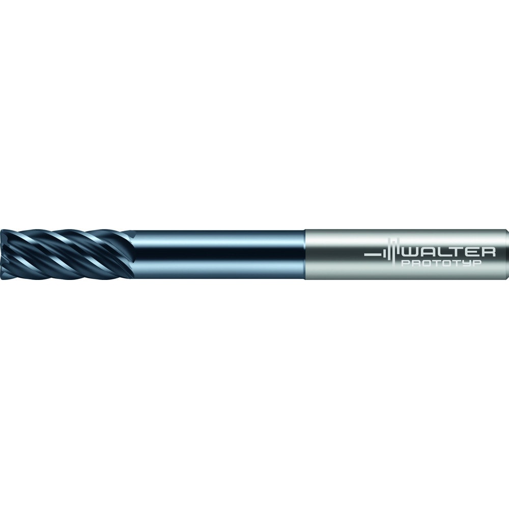 Corner Radius End Mill: 1" Dia, 1-3/4" LOC, 0.0300" Radius, 6 Flute, Solid Carbide