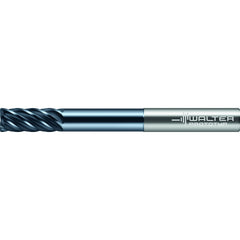 Corner Radius End Mill: 1" Dia, 1-3/4" LOC, 0.0300" Radius, 6 Flute, Solid Carbide