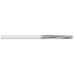 Chucking Reamer: #5, 5" OAL, 1-1/4" Flute Length, Straight-Cylindrical Shank, HSS