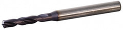 Screw Machine Length Drill Bit: 17/64" Dia, 140 deg Point, Solid Carbide