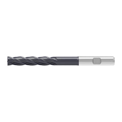 Corner Chamfer End Mill: 16.00 mm Dia, 65.00 mm LOC, 4 Flute, 0.18 mm Chamfer Width, Solid Carbide