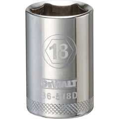 Standard  Hand Socket: 1/2" Drive, 18.00 mm Socket, 6-Point