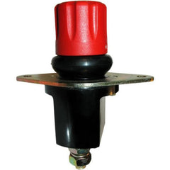 Automotive Switches; Switch Type: Battery; Number Of Connections: 1; Sequence: On-Off; Amperage: 250; Voltage: 12; Color: Red, Black; Actuator Type: Twist, Push Button