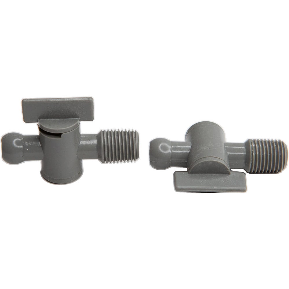 Coolant Hose Valves; Hose Inside Diameter (Inch): 1/4; System Size: 0.25 in; Connection Type: Male Snap-Loc x Male; Body Material: POM; Thread Size: 1/4 in; Number Of Pieces: 10