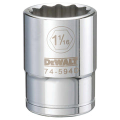 Standard  Hand Socket: 3/4" Drive, 1-1/16" Socket, 12-Point