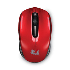 iMouse S50 Wireless Mini Mouse, 2.4 GHz Frequency/33 ft Wireless Range, Left/Right Hand Use, Red