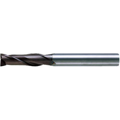 Square End Mill: 1.00 mm Dia, 3.00 mm LOC, 2 Flute, Solid Carbide