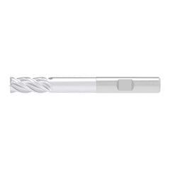 Corner Chamfer End Mill: 18.00 mm Dia, 38.00 mm LOC, 4 Flute, 0.30 mm Chamfer Width, Solid Carbide