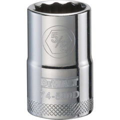 Standard  Hand Socket: 1/2" Drive, 5/8" Socket, 12-Point