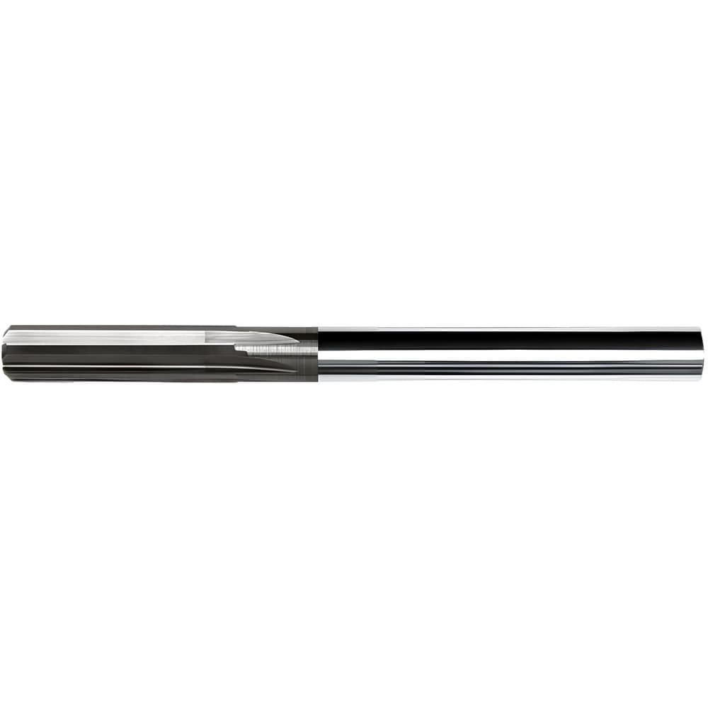 Chucking Reamer: 0.3275" Dia, 3-1/2" OAL, 1-1/4" Flute Length, Straight-Cylindrical Shank, Solid Carbide