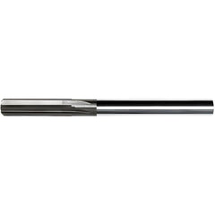 Chucking Reamer: 0.3130" Dia, 3-1/4" OAL, 1-1/8" Flute Length, Straight-Cylindrical Shank, Solid Carbide