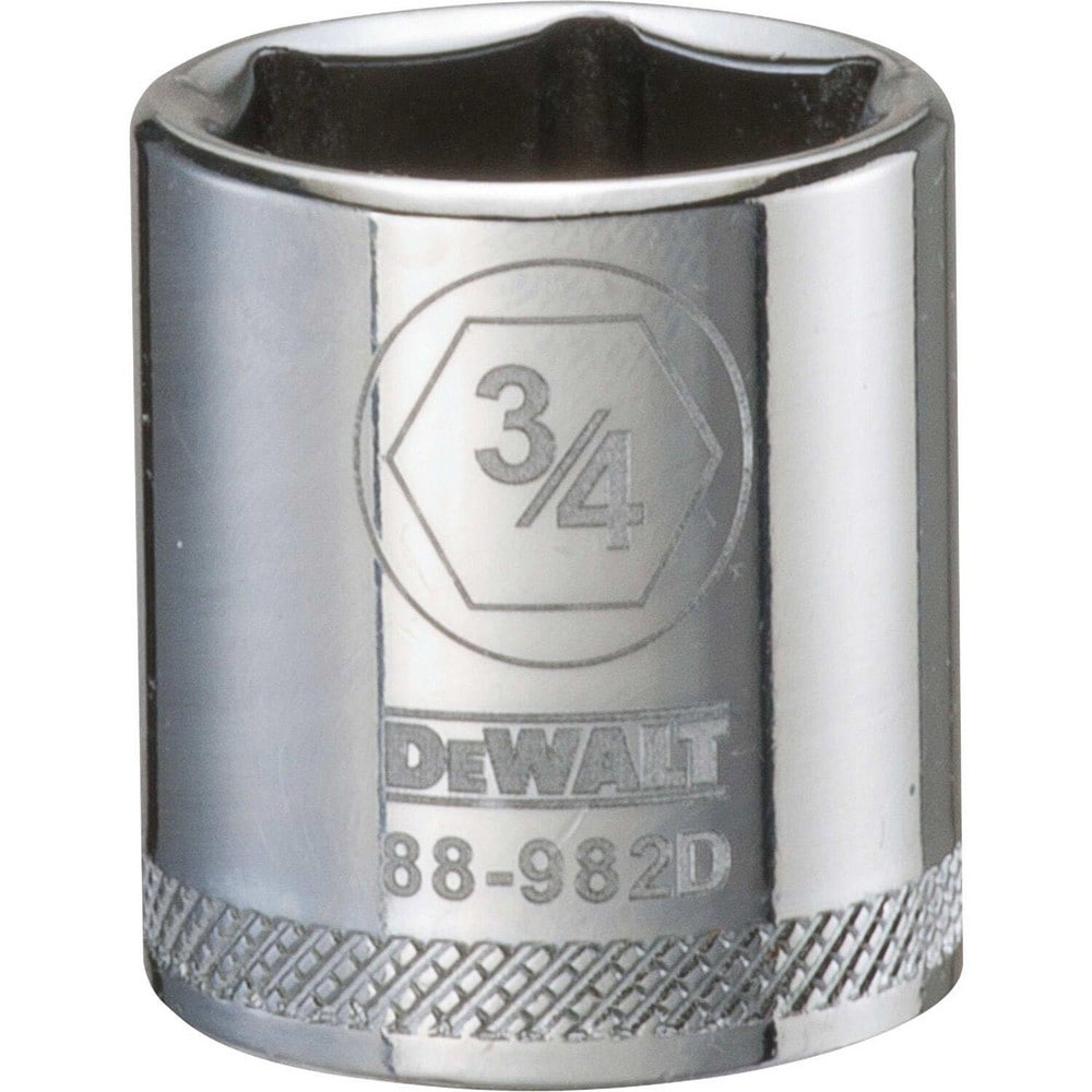 Standard  Hand Socket: 3/8" Drive, 3/4" Socket, 6-Point