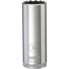 Deep  Hand Socket: 1/2" Drive, 7/8" Socket, 12-Point