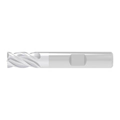 Corner Chamfer End Mill: 17.00 mm Dia, 22.00 mm LOC, 4 Flute, 0.30 mm Chamfer Width, Solid Carbide