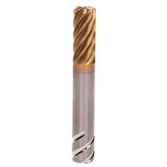 Corner Radius End Mill: 25 mm Dia, 45.00 mm LOC, 2.50 mm Radius, 8 Flute, Solid Carbide