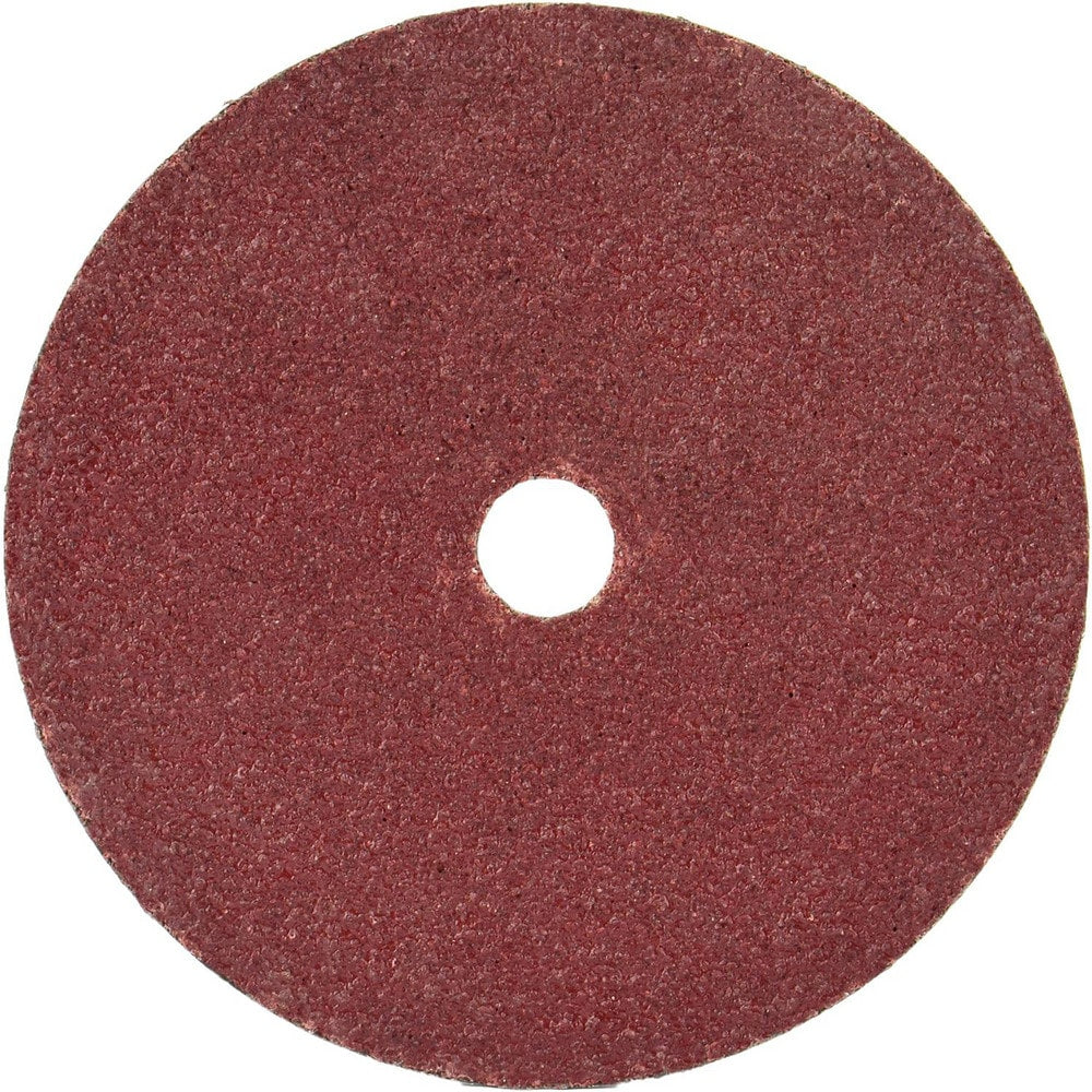 Fiber Disc:  4" Disc Dia, Arbor Hole, 120 Grit, Aluminum Oxide