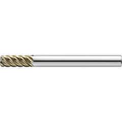 Corner Radius End Mill: 3.00 mm Dia, 7.50 mm LOC, 45 deg Helix, Hardmax Coated, Corner Radius End, Centercutting Series HMERS