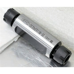 Collet Chuck: 0.50 to 7.10 mm Capacity, ER Collet, 23.50 mm Shank Dia