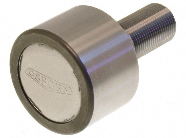 Plain Cam Follower: 1.5" Roller Dia, 1.188" Roller Width, 0.625" Stud Dia