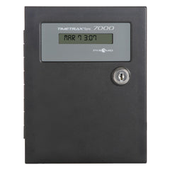 Time Clocks & Time Recorders; Punch Type: Manual; Power Source: Electric; Display Type: LCD Display; Material: Metal; Records: Message; Color: Black; Overall Width: 6