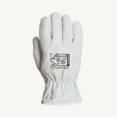 Cut, Puncture & Abrasion-Resistant Gloves: Superior Glove Works 378GKGE, Size Small, ANSI Cut A4, ANSI Puncture 3, Leather Lined, Goatskin