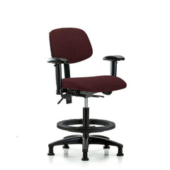 Task Chair Task Chair: Olefin, 28-1/4" Seat Height, Burgundy