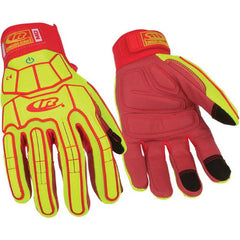 Cut, Puncture & Abrasion-Resistant Gloves: Ringers R167, Size Small, ANSI Cut A3, ANSI Puncture 4, Synthetic Leather, Synthetic Leather, Aramid & Spandex