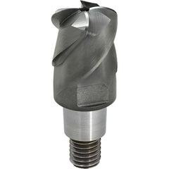 Corner Radius & Corner Chamfer End Mill Heads; Mill Diameter (mm): 9.53; Mill Diameter (Inch): 3/8; Length of Cut (mm): 0.6100; Number Of Flutes: 4