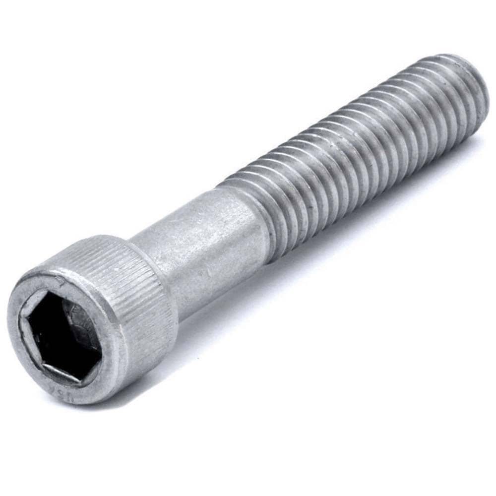 Hex Socket Cap Screw: 1/4-20 Thread, 7" Length Under Head, Stainless Steel, Bright/Uncoated Finish