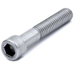 Hex Socket Cap Screw: 5/16-18 Thread, 2-1/2" Length Under Head, Stainless Steel, Bright/Uncoated Finish