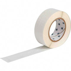 Label Maker Label: Clear, Polyester, 1-1/2" OAW, 2,000 per Roll