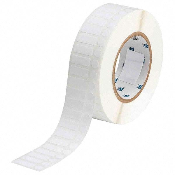 Label Maker Label: White, Nylon, 3,000 per Roll