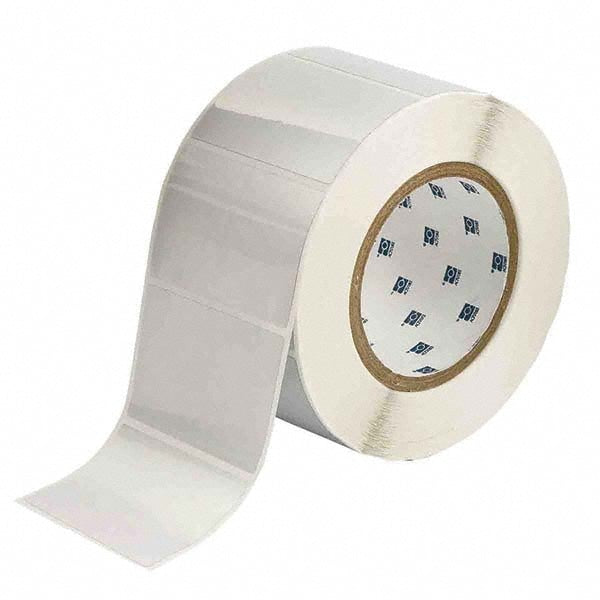 Label Maker Label: Silver, Metallized Polyester, 1,000 per Roll