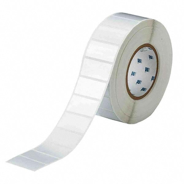 Label Maker Label: Silver, Metallized Polyester, 3,000 per Roll