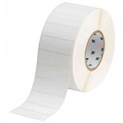 Label Maker Label: White, Polypropylene, 3,000 per Roll