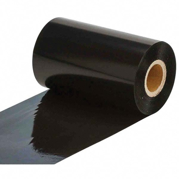 Printer Ribbon: 4.33" Wide, 984' Long, Black, Resin