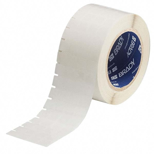 Label Maker Label: Clear, Polyester, 1/2" OAW, 10,000 per Roll