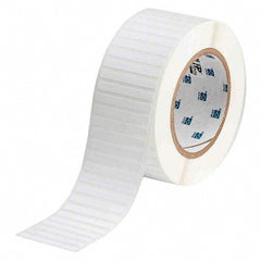 Label Maker Label: White, Nylon, 3,000 per Roll