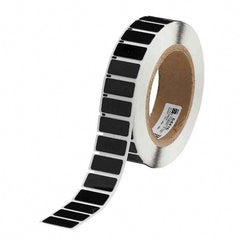 Label Maker Label: Black, Polyester, 500 per Roll