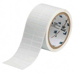 Label Maker Label: White, Polyester, 3,000 per Roll